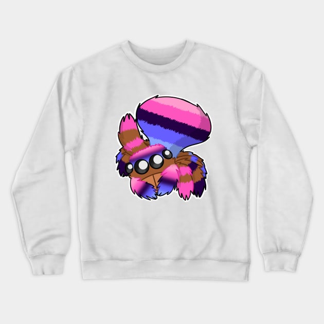 Omnisexual Peacock Spider Crewneck Sweatshirt by dragonlord19